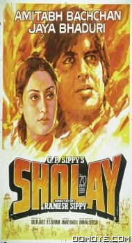 Sholay (1975) poster