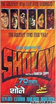Sholay (1975) poster